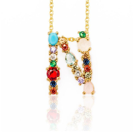 26 English alphabet necklaces