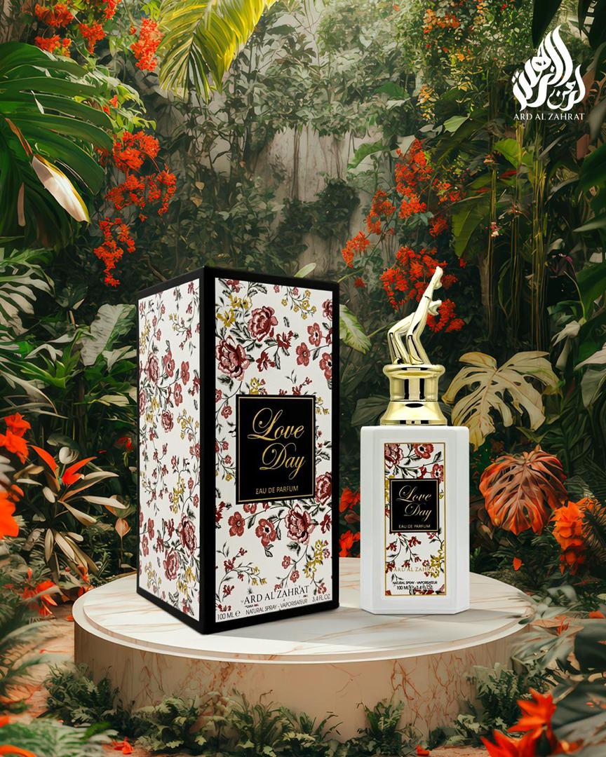 لوف داي 100 مل – أو دو بارفان، عطر يدوم لمدة 6-7 ساعات، بخاخ طبيعي مبخر