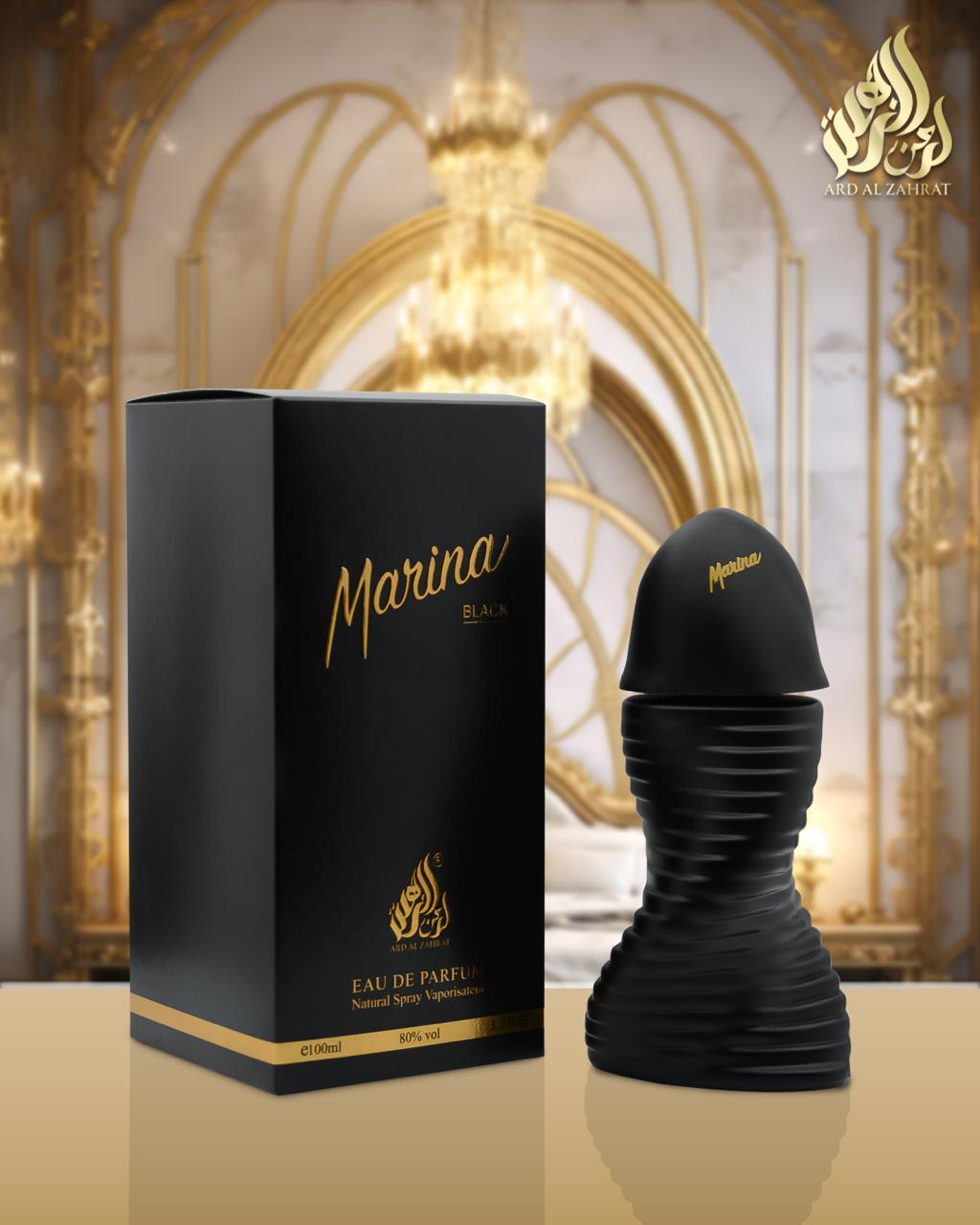 MARINA BLACK 100 ML – Eau de Parfum Bold & Sophisticated Natural Spray, 6-7 Hour Long-Lasting Fragrance