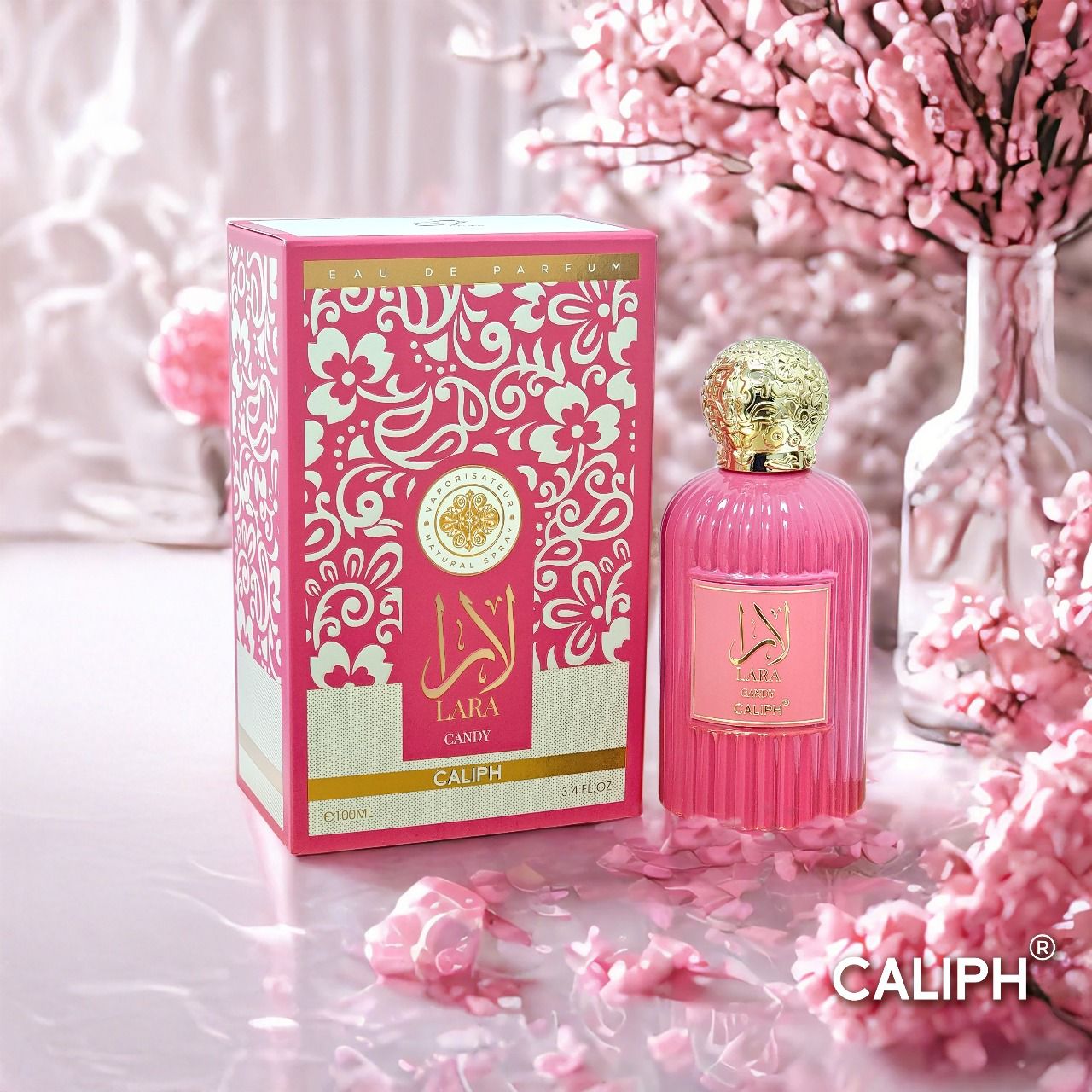 LARA CANDAY Eau de Parfum 100ml – Premium Sweet Candy Floral Fragrance, 12-14 Hour Long-Lasting Scent