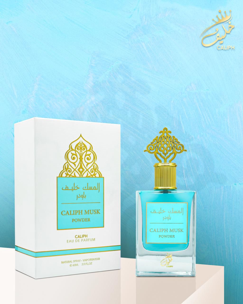 CALIPH MUSK POWDER Eau de Parfum 100ml – Premium Musk & Amber Fragrance, 12-14 Hour Long-Lasting Scent