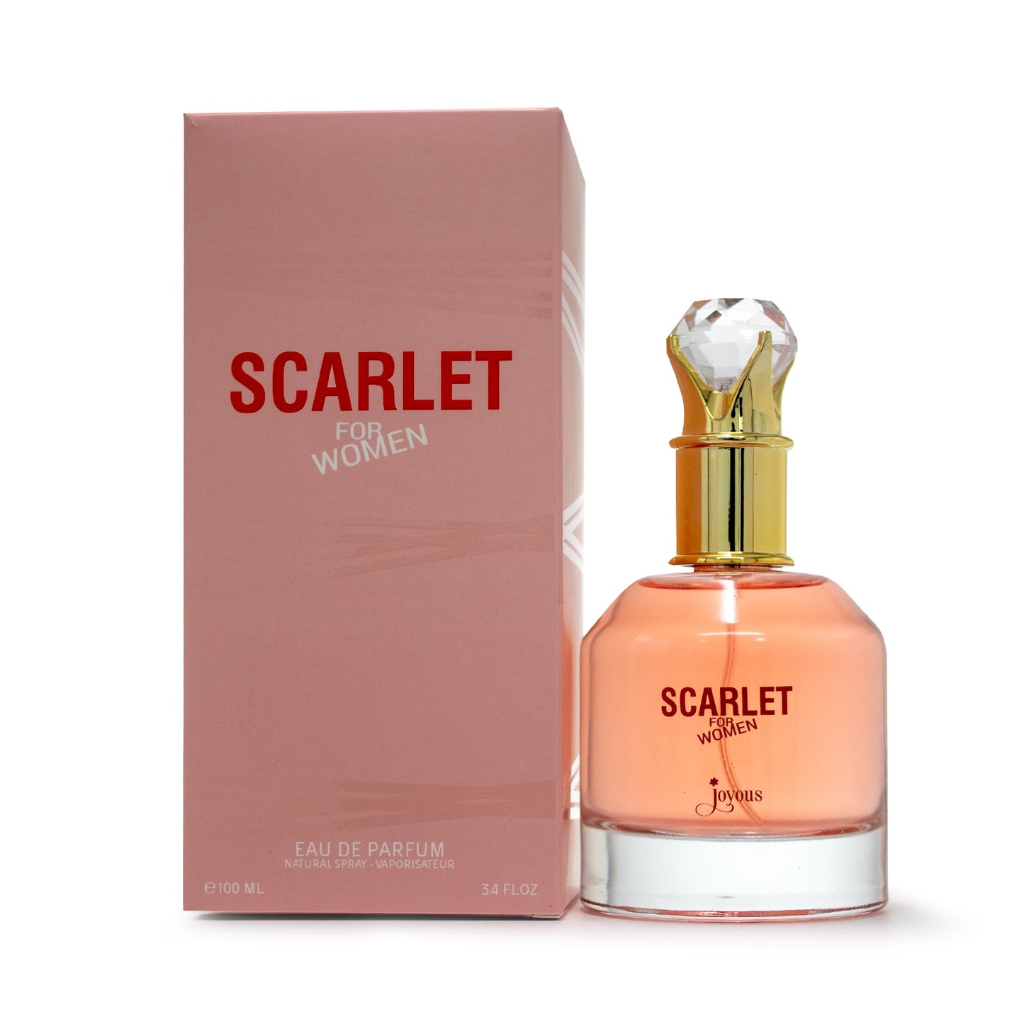 SCARLET Eau de Parfum 75ml – Bold & Elegant Floral Fragrance for Women, 12-14 Hour Long-Lasting Scent