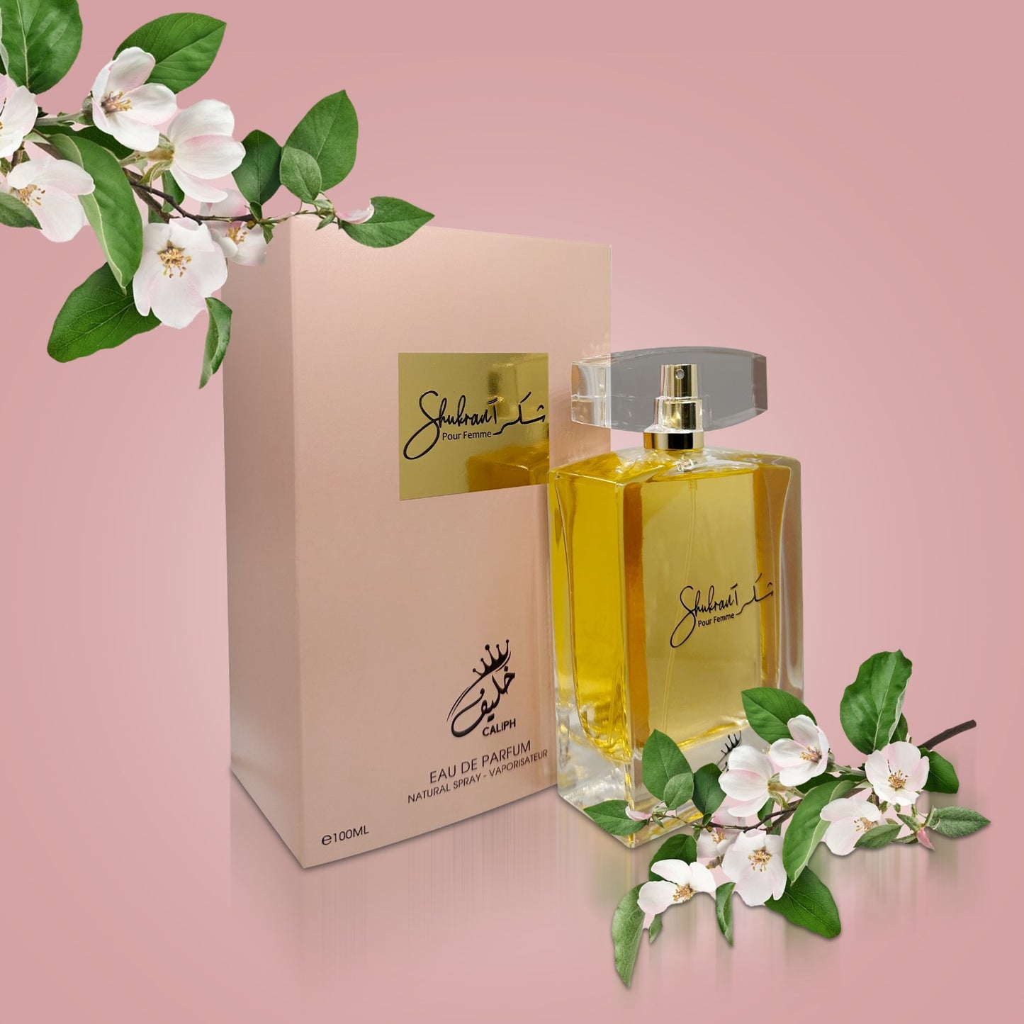Shuhrah Pour Femme Eau de Parfum 100ml – Elegant & Sensual Floral Fragrance for Women, 12-14 Hour Long-Lasting Scent