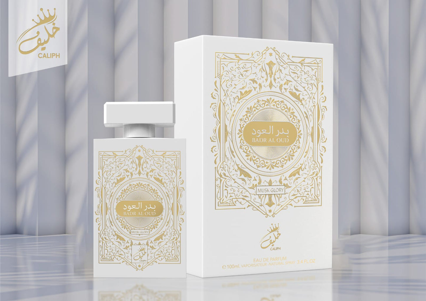 Badr Al Oud Eau de Parfum 100ml – Rich & Intense Oud Fragrance, 12-14 Hour Long-Lasting Scent