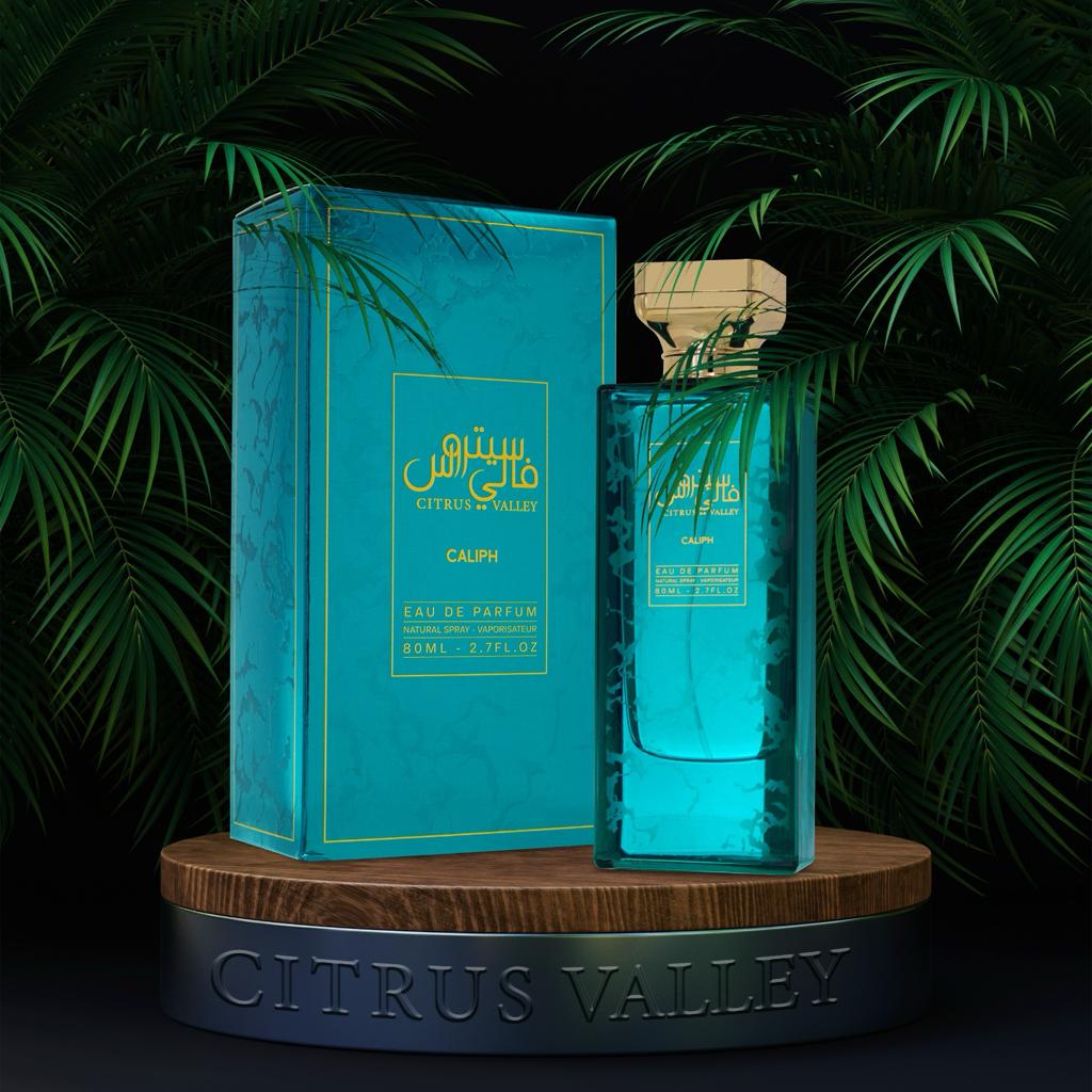 Citrus Valley Eau de Parfum 80ml – Fresh & Vibrant Citrus Aromatic Fragrance, 12-14 Hour Long-Lasting Scent