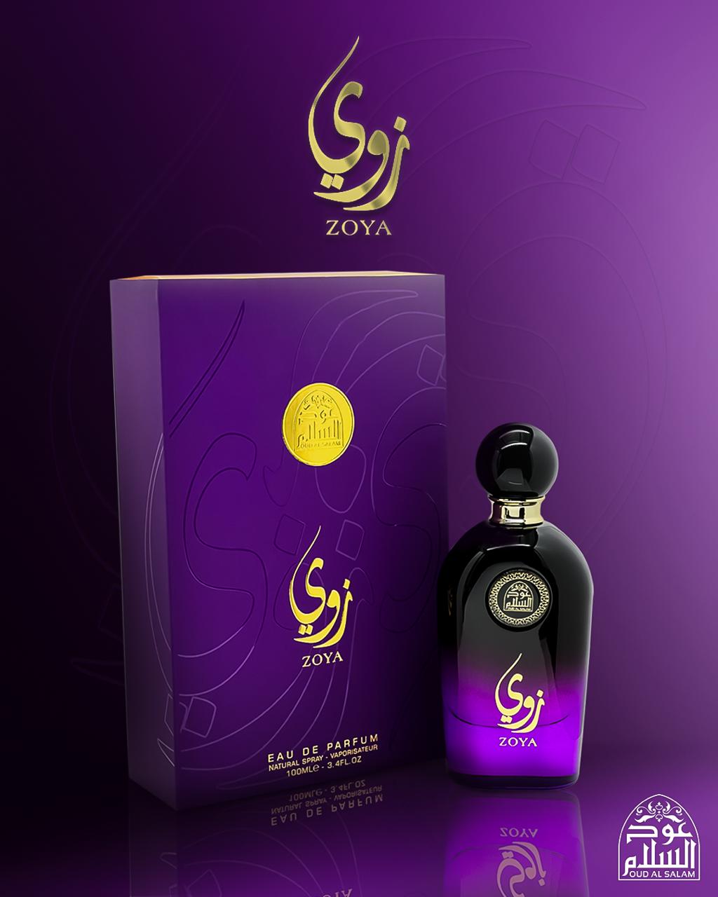 Zoya 100ml – Ultra-Premium Floral & Oriental Fragrance, 12-18 Hour Long-Lasting Scent