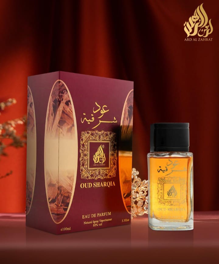 OUD SHARQIA 100 ML – Eau de Parfum Rich & Oriental Natural Spray, 6-7 Hour Long-Lasting Fragrance