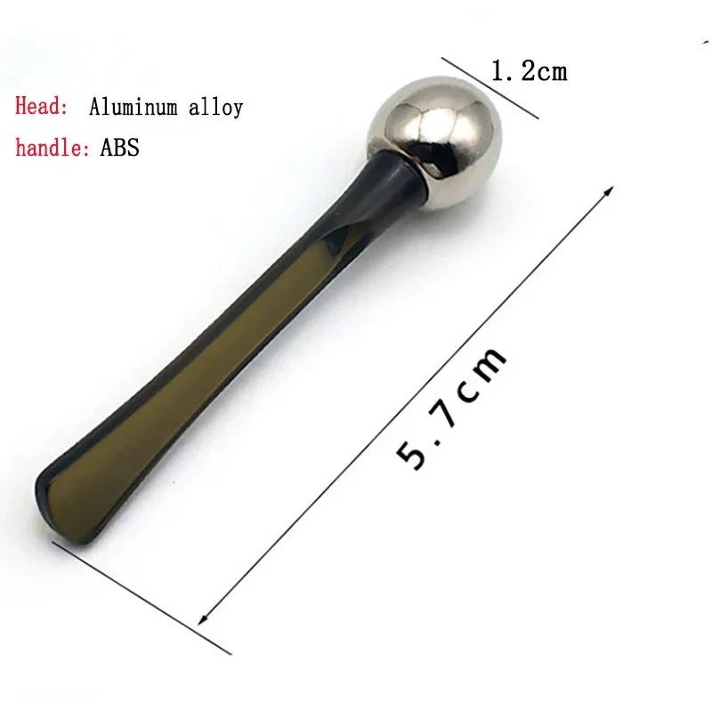 2pc Eye Roller Eye Cream Applicator Cosmetic Spatula Anti Wrinkle Facial Spoon Gold Alloy Face Thin Skin Care Tool  Eye Care Wrinkle Remove Dark Circles