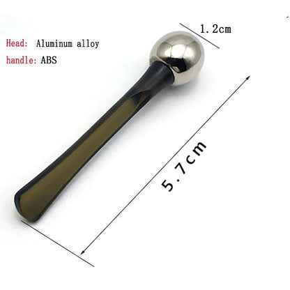 2pc Eye Roller Eye Cream Applicator Cosmetic Spatula Anti Wrinkle Facial Spoon Gold Alloy Face Thin Skin Care Tool  Eye Care Wrinkle Remove Dark Circles