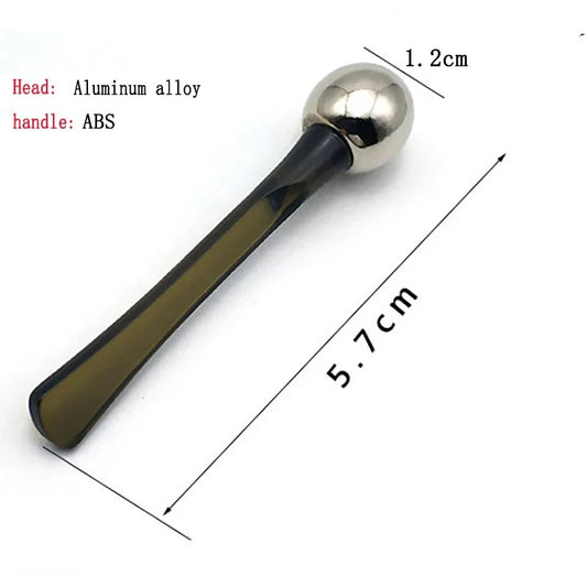 2pc Eye Roller Eye Cream Applicator Cosmetic Spatula Anti Wrinkle Facial Spoon Gold Alloy Face Thin Skin Care Tool  Eye Care Wrinkle Remove Dark Circles