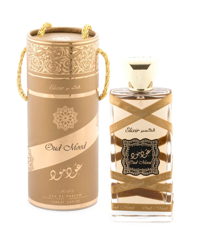 Lattafa Oud Mood Gold Elixier - Perfume For Unisex - EDP 100ml