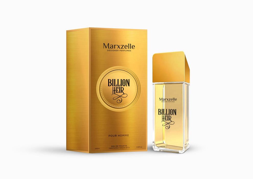 BILLION HEIR Pour Homme Eau de Parfum – Luxurious Masculine Fragrance – 100ml | Sophisticated & Long-Lasting Scent