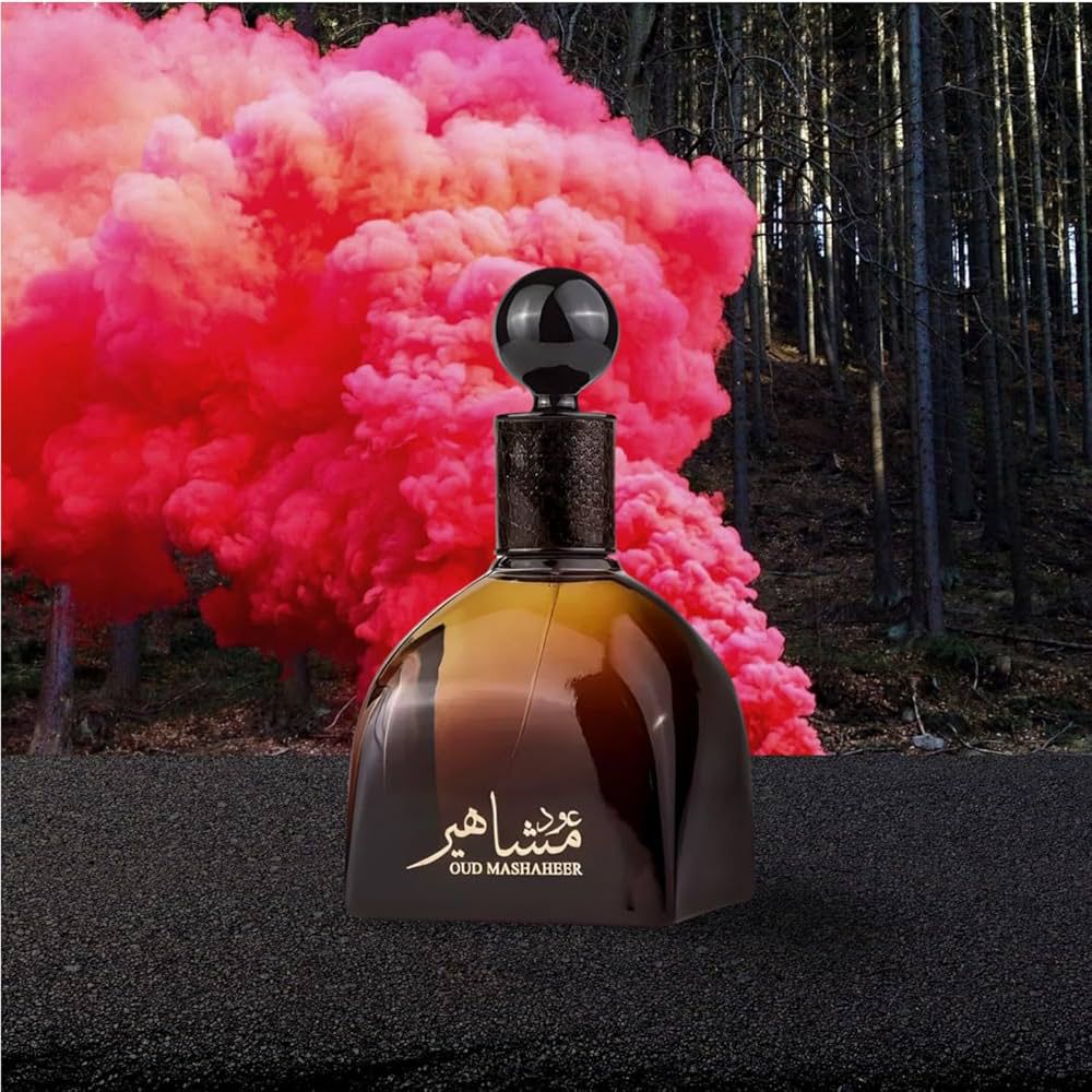 Oud Mashaheer Eau de Parfum – 100ml by Al Zaafaran | Luxurious Long-Lasting Arabian Oud & Amber Fragrance