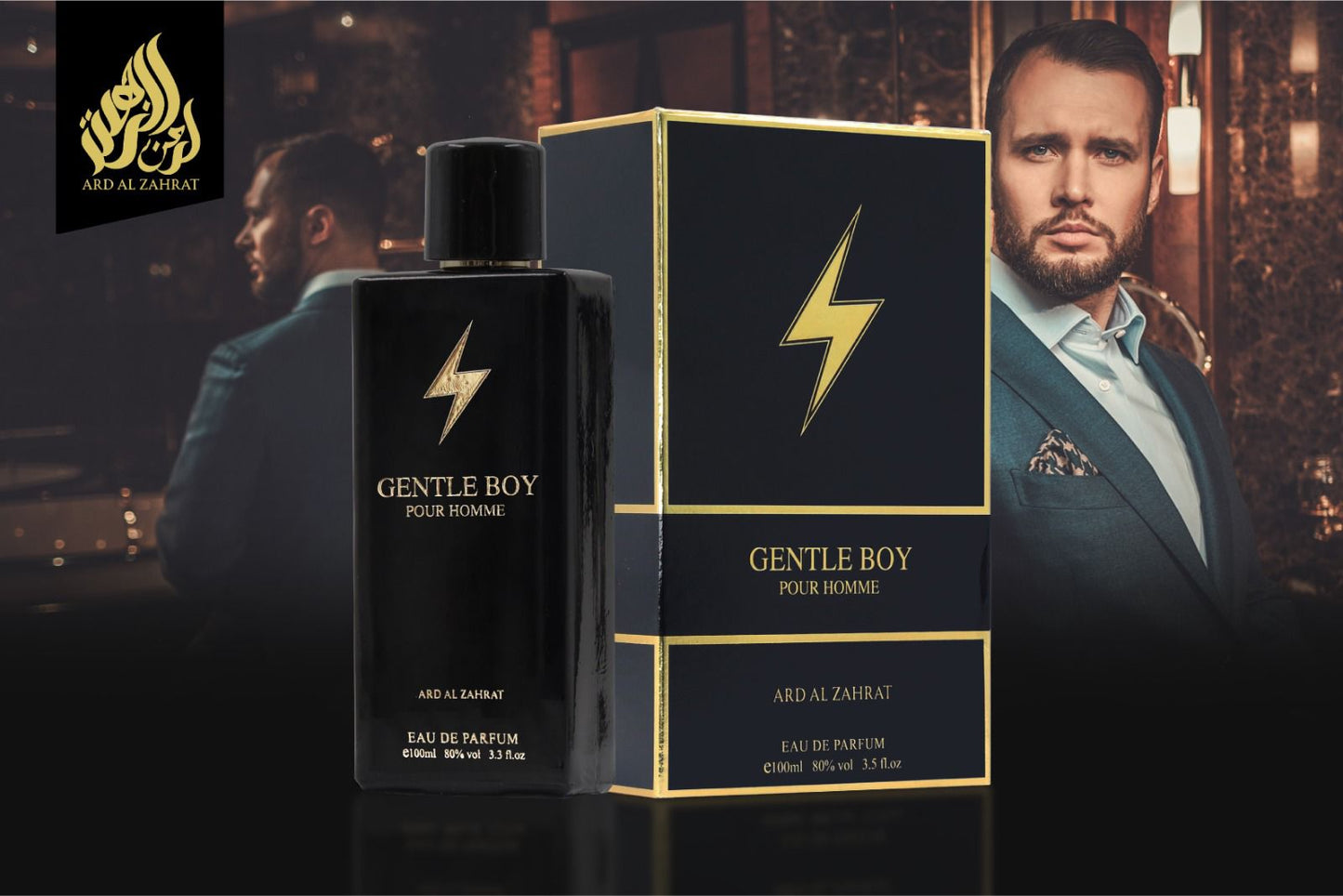 GENTLE BOY POUR HOMME 100 ML – Eau de Parfum Fresh & Masculine Natural Spray, 6-7 Hour Long-Lasting Fragrance