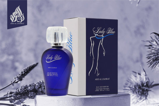 LADY BLUE 100 ML – Eau de Parfum Fresh & Floral Natural Spray, 6-7 Hour Long-Lasting Fragrance