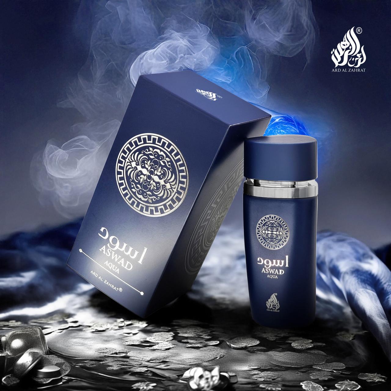 ASWAD AQUA 100 ML – Eau de Parfum Fresh & Aquatic Natural Spray, 6-7 Hour Long-Lasting Fragrance