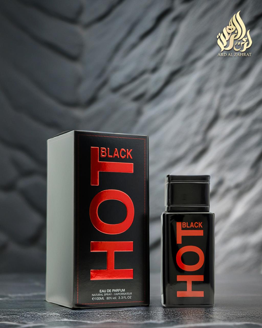 HOT BLACK 100 ML – Eau de Parfum Intense & Sensual Natural Spray, 6-7 Hour Long-Lasting Fragrance