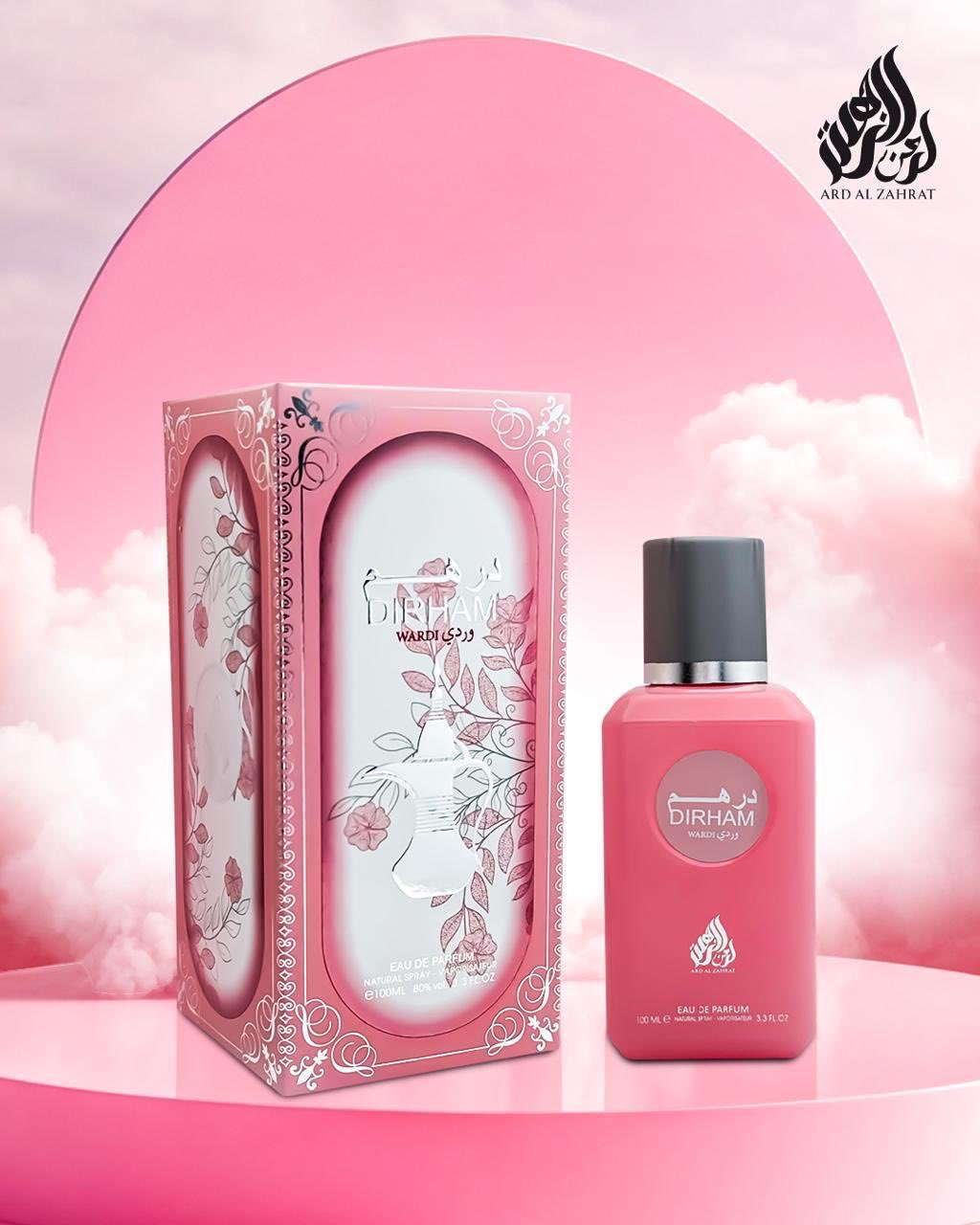 DIRHAM WARDI 100 ML – Eau de Parfum Floral & Elegant Natural Spray, 6-7 Hour Long-Lasting Fragrance