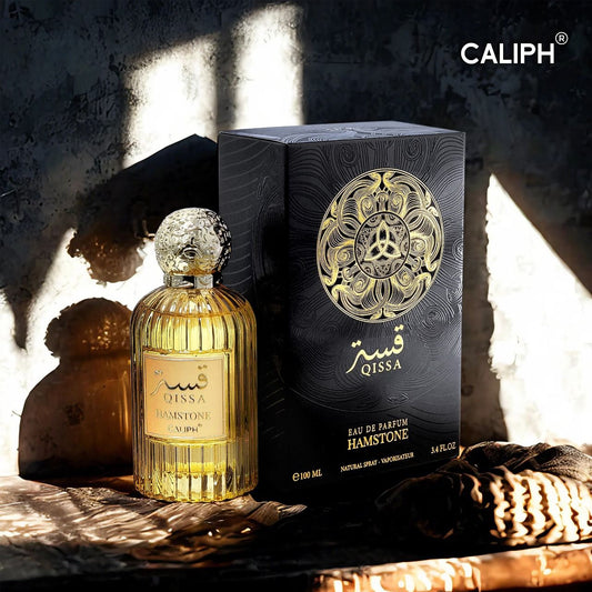 Qissa Hamstone Eau de Parfum 100ml – Premium Warm & Spicy Fragrance, 12-14 Hour Wear