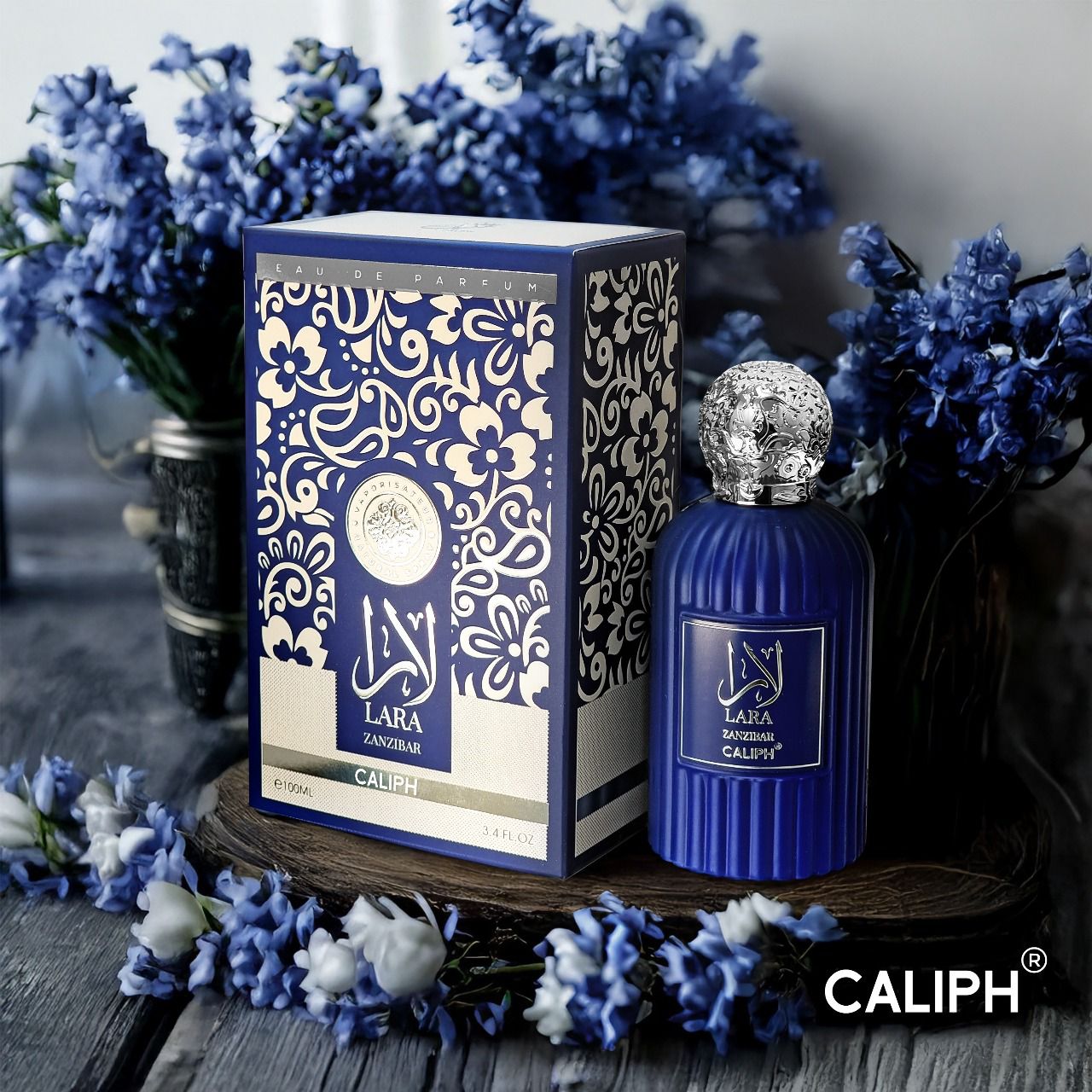 LARA ZANZIBAR Eau de Parfum 100ml – Premium Exotic & Floral Fragrance, 12-14 Hour Long-Lasting Scent