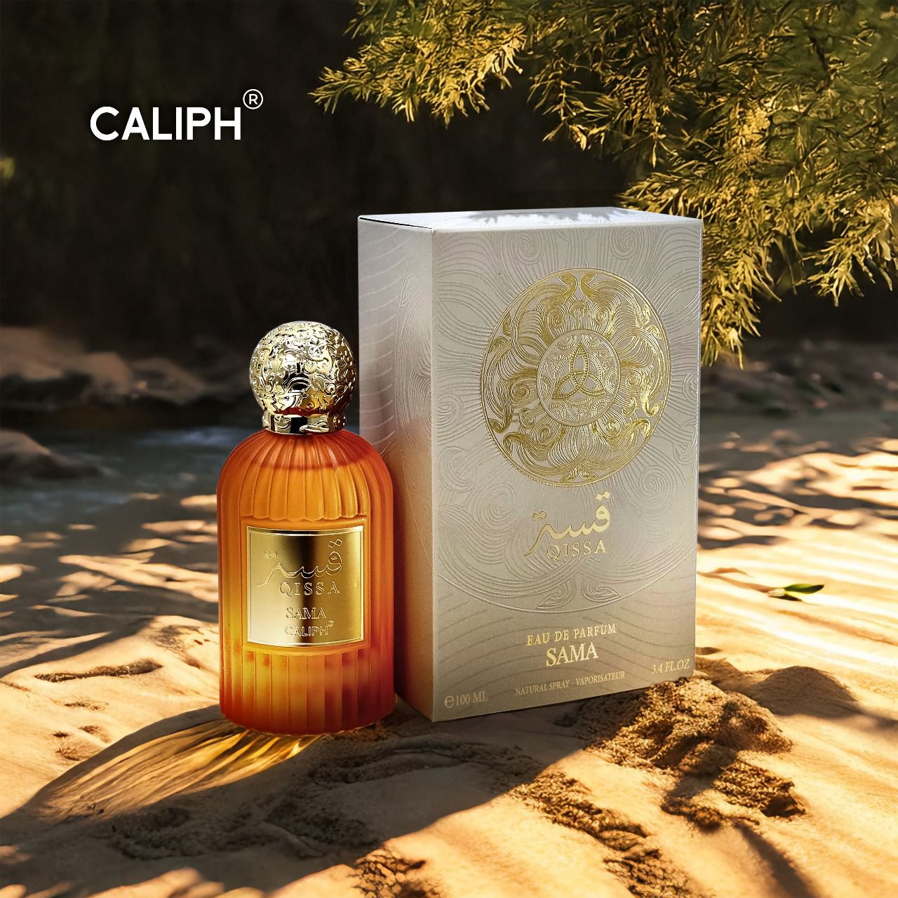 Qissa Sama Eau de Parfum 100ml – Premium Elegant & Fresh Fragrance, 12-14 Hour Long-Lasting Scent