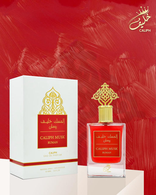 CALIPH MUSK RUMAN Eau de Parfum 100ml – Exotic Musk & Amber Fragrance, 12-14 Hour Long-Lasting Scent
