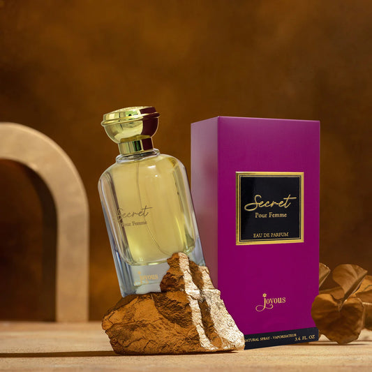 Secret Pour Femme Eau de Parfum 100ml – Elegant & Sensual Floral Fragrance, 12-14 Hour Long-Lasting Scent