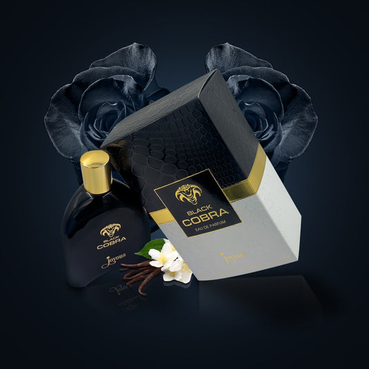BLACK COBRA Eau de Parfum 100ml – Intense & Bold Spicy Woody Fragrance, 12-14 Hour Long-Lasting Scent