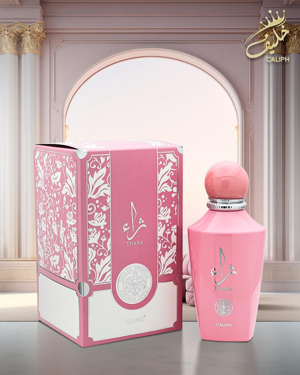 THARA Eau de Parfum 100ml – Exotic & Warm Oriental Floral Fragrance, 12-14 Hour Long-Lasting Scent