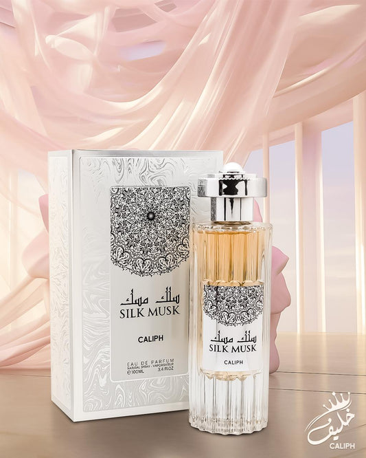 Silk Musk Eau de Parfum 100ml – Smooth & Sensual Musk Fragrance, 12-14 Hour Long-Lasting Scent