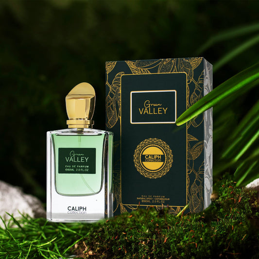 Green Valley Eau de Parfum 60ml – Fresh & Woody Aromatic Fragrance, 12-14 Hour Long-Lasting Scent