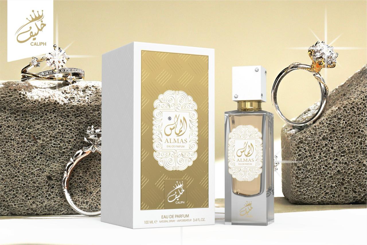 Almas Eau de Parfum 100ml – Elegant & Radiant Oriental Fragrance, 12-14 Hour Long-Lasting Scent