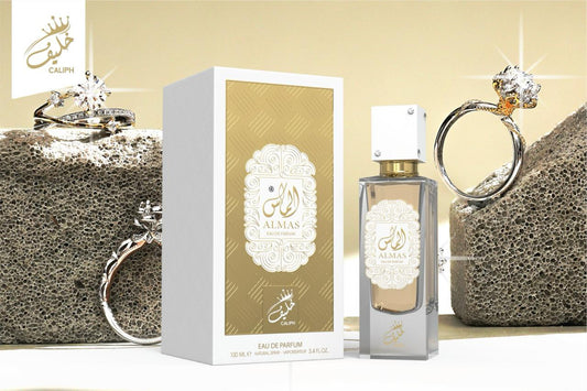 Almas Eau de Parfum 100ml – Elegant & Radiant Oriental Fragrance, 12-14 Hour Long-Lasting Scent