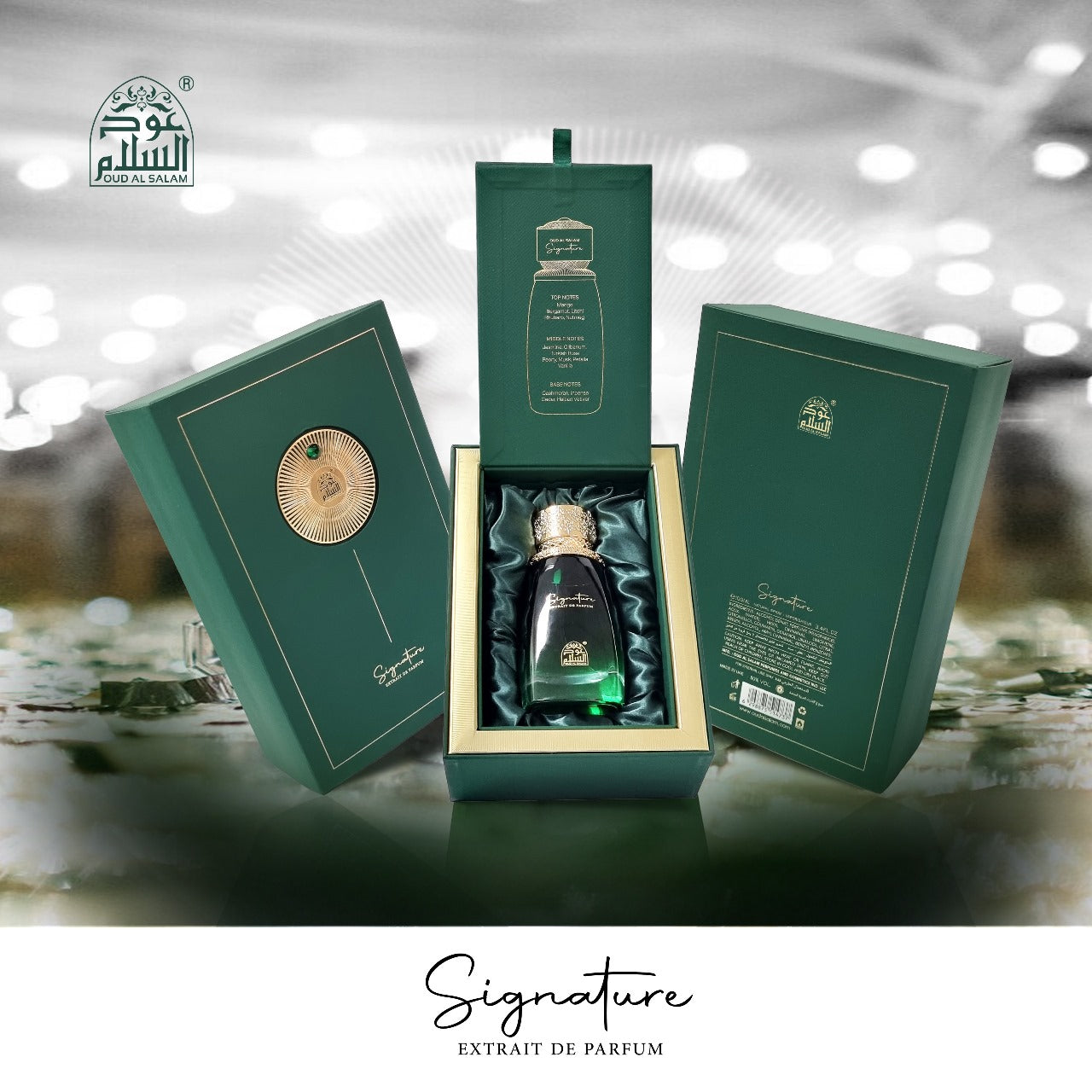 Signature Extrait de Parfum 100ml – Ultra-Premium Intense & Elegant Fragrance, 12-18 Hour Long-Lasting Scent