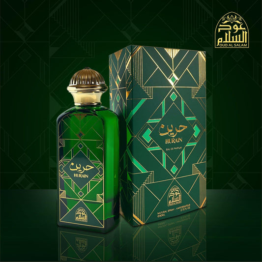 HURAIN 100ml – Ultra-Premium Floral & Musky Oriental Fragrance, 12-18 Hour Long-Lasting Scent