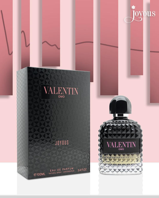 VALENTIN Eau de Parfum 100ml – Sophisticated Woody & Floral Fragrance, 12-14 Hour Long-Lasting Scent