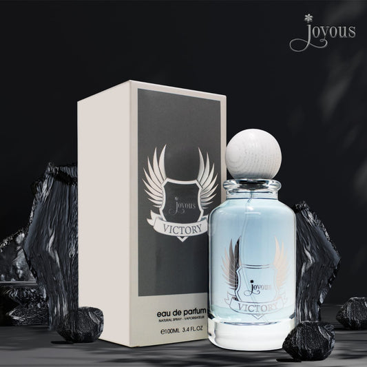 VICTORY Eau de Parfum 100ml – Bold & Energetic Citrus & Woody Fragrance, 12-14 Hour Long-Lasting Scent